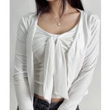 リボンカップキャミ×ショートカーデアンサンブル | VIVID LADY | 詳細画像9 