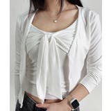 リボンカップキャミ×ショートカーデアンサンブル | VIVID LADY | 詳細画像10 