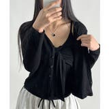 リボンカップキャミ×ショートカーデアンサンブル | VIVID LADY | 詳細画像16 