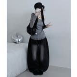 ワンショルダーニット＆レースフリルキャミソール アンサンブル | VIVID LADY | 詳細画像7 