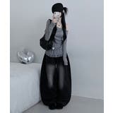 ワンショルダーニット＆レースフリルキャミソール アンサンブル | VIVID LADY | 詳細画像8 