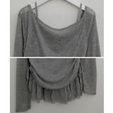 ワンショルダーニット＆レースフリルキャミソール アンサンブル | VIVID LADY | 詳細画像18 