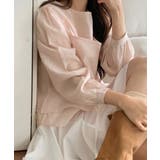 シアーブラウスxキャミトップ アンサンブルトップス | VIVID LADY | 詳細画像12 