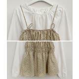 フラワー柄 キャミトップｘプルオーバーブラウス アンサンブル | VIVID LADY | 詳細画像22 