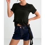 アシンメトリーフリルTシャツxタンクトップ アンサンブルセット | VIVID LADY | 詳細画像15