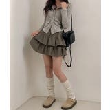 スエード風 ティアードフリルミニスカート | VIVID LADY | 詳細画像9