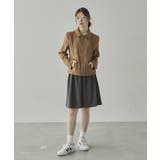 細コーデュロイ Aライン ギャザーフレアスカート | VIVID LADY | 詳細画像2