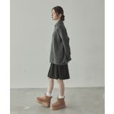 細コーデュロイ Aライン ギャザーフレアスカート | VIVID LADY | 詳細画像34