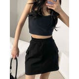 ブラック | Aラインポケットカーゴミニスカート 全3色 レディース | VIVID LADY