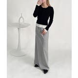 Aライン スウェットロングスカート | VIVID LADY | 詳細画像1 