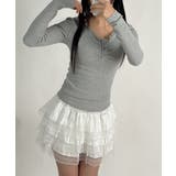 インナーパンツ付き レースティアードミニスカート | VIVID LADY | 詳細画像7