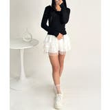 インナーパンツ付き レースティアードミニスカート | VIVID LADY | 詳細画像9