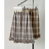 チェック柄 フリル ミドルスカート | VIVID LADY | 詳細画像10 