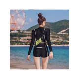 水着体型カバー 2点セット ラッシュガードリブ | VIVID LADY | 詳細画像18