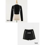 水着体型カバー 2点セット ラッシュガードリブ | VIVID LADY | 詳細画像19