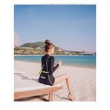 水着体型カバー 2点セット ラッシュガードリブ | VIVID LADY | 詳細画像15