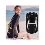 水着体型カバー 2点セット ラッシュガードリブ | VIVID LADY | 詳細画像17