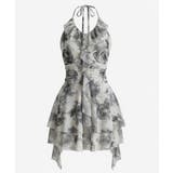 ローズ柄 ティアードフリルワンピース水着 | VIVID LADY | 詳細画像5