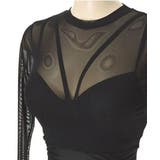 メッシュトップスxシャーリングワンピース水着 2点セット | VIVID LADY | 詳細画像9