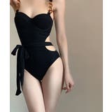 バックオープンリブショルダーアクセント水着 | VIVID LADY | 詳細画像5 