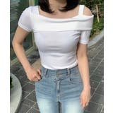 スリムフィット ワンショルダー トップス | VIVID LADY | 詳細画像9