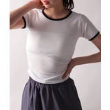 バイカラー コンパクト半袖Tシャツ | VIVID LADY | 詳細画像14