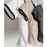 バイカラー コンパクト半袖Tシャツ | VIVID LADY | 詳細画像36