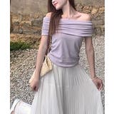 オフショル半袖Tシャツ | VIVID LADY | 詳細画像18