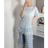 アシンメトリーレース 半袖Tシャツ | VIVID LADY | 詳細画像9 