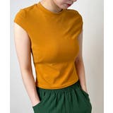 キャメル | スーパースリムフィット 半袖Tシャツ | VIVID LADY