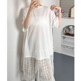 切替レース チュニック 半袖Tシャツ | VIVID LADY | 詳細画像7 