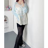 シアー ラグラン レースTシャツ | VIVID LADY | 詳細画像13 