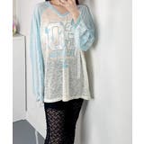 シアー ラグラン レースTシャツ | VIVID LADY | 詳細画像9 
