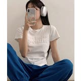 エンボスロゴ コンパクトTシャツ | VIVID LADY | 詳細画像10