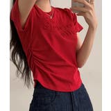 エンボスロゴ コンパクトTシャツ | VIVID LADY | 詳細画像14