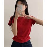 エンボスロゴ コンパクトTシャツ | VIVID LADY | 詳細画像16