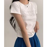 エンボスロゴ コンパクトTシャツ | VIVID LADY | 詳細画像2