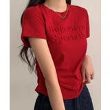 エンボスロゴ コンパクトTシャツ | VIVID LADY | 詳細画像4