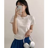 エンボスロゴ コンパクトTシャツ | VIVID LADY | 詳細画像5