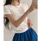 エンボスロゴ コンパクトTシャツ | VIVID LADY | 詳細画像6