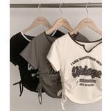 ヴィンテージライク サイドシャーリング リブTシャツ | VIVID LADY | 詳細画像10
