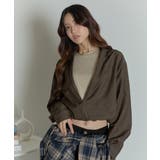 フェイクレイヤード クロップドトップス | VIVID LADY | 詳細画像3