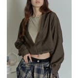 フェイクレイヤード クロップドトップス | VIVID LADY | 詳細画像2