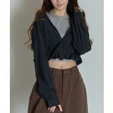 フェイクレイヤード クロップドトップス | VIVID LADY | 詳細画像6