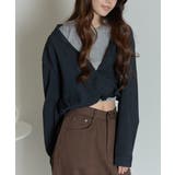 フェイクレイヤード クロップドトップス | VIVID LADY | 詳細画像7