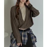 フェイクレイヤード クロップドトップス | VIVID LADY | 詳細画像9