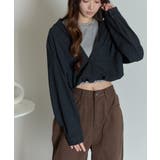 フェイクレイヤード クロップドトップス | VIVID LADY | 詳細画像27