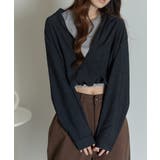 フェイクレイヤード クロップドトップス | VIVID LADY | 詳細画像28