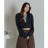 フェイクレイヤード クロップドトップス | VIVID LADY | 詳細画像33