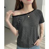 ボーダー ボートネック ラグランTシャツ | VIVID LADY | 詳細画像10 